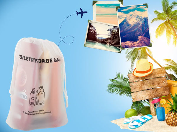 Makiažo krepšys tualeto reikmenims kelioninis krepšys lėktuvui