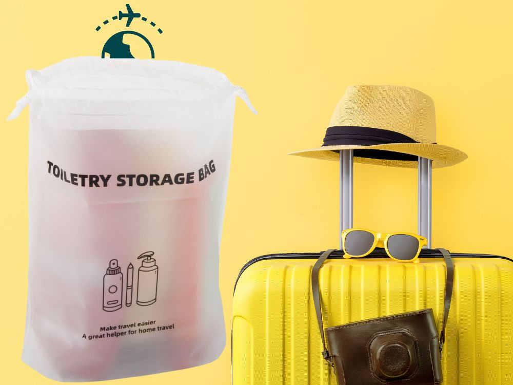 Makiažo krepšys tualeto reikmenims kelioninis krepšys lėktuvui