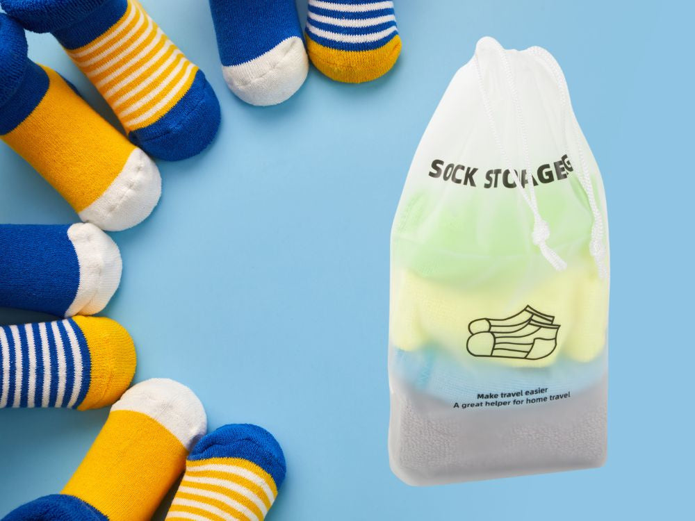 Kelioninis kojinių krepšys lėktuvo organizatorius, atsparus vandeniui, skirtas kelionėms