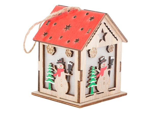 Medinis kabantis žibintas kalėdų eglutės apšvietimas kalėdinė dekoracija sniego senis