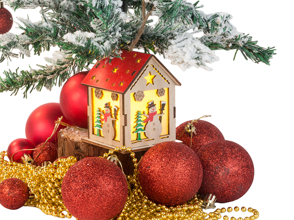 Medinis kabantis žibintas kalėdų eglutės apšvietimas kalėdinė dekoracija sniego senis