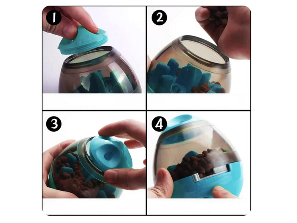 Interaktyvus žaislas šunims gydyti kamuolys mokymuisi sulėtinti, Mėlyna, Szín, Kék