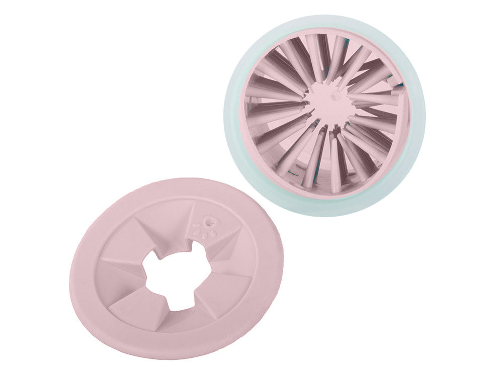 Letenų valiklis šunims ir katėms silikoninis puodelis silikoninis plaukų valiklis su letena, Rožinė, Szín, Rózsaszín