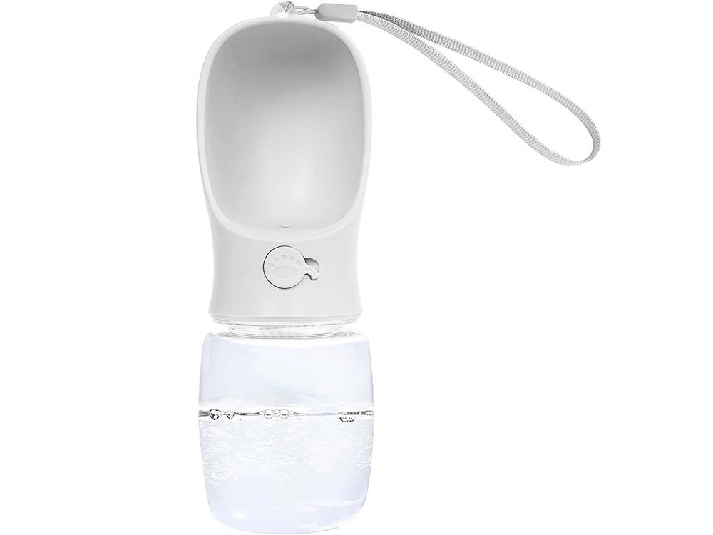 Vandens dubenėlis nešiojamam šuniui walking poison 380ml, Baltas, Szín, Fehér