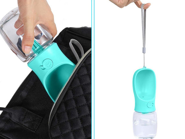 Vandens dubenėlis nešiojamam šuniui walking poison 380ml, Mėlyna, Szín, Kék