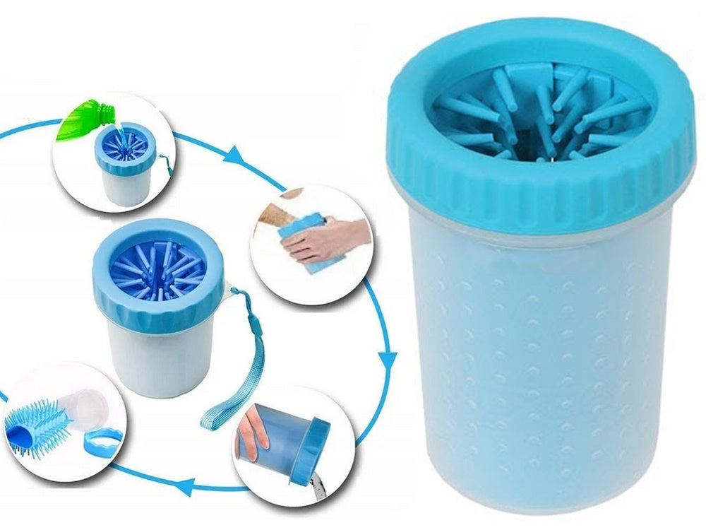 Šunų letenų valiklis katėms silikoninis letenų valymo puodelis didelis xl, Mėlyna, Szín, Kék