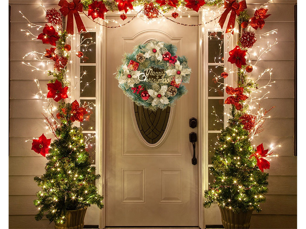 Kalėdų dekoracijos girlianda durų dekoracijos sienų dekoracijos kalėdinės dekoracijos