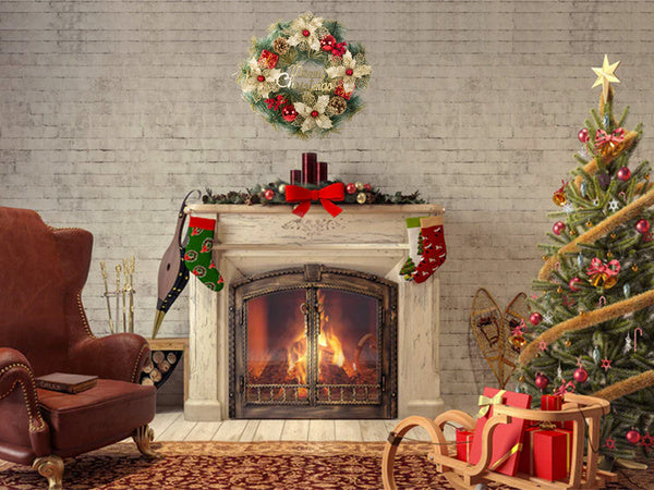 Kalėdų dekoracijos girlianda durų dekoracijos sienų dekoracijos kalėdinės dekoracijos