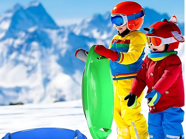 Plastikinis sleevelis sleevelis slidinėjimo bėgikas sniegui 62cm didelis