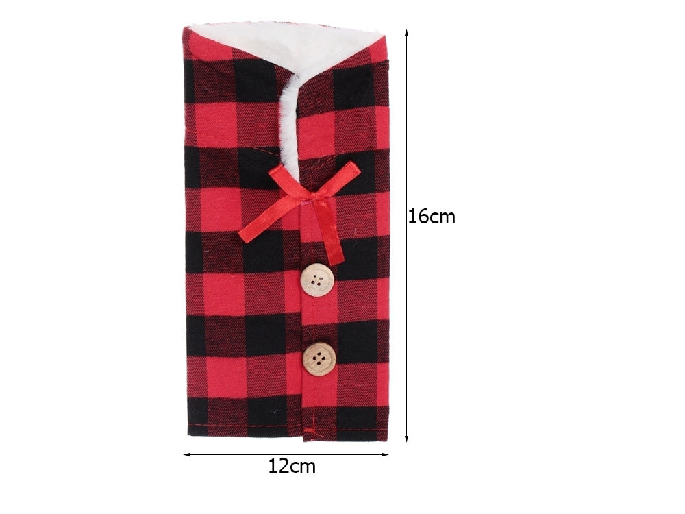 Kalėdinė butelio skrynelė kalėdinė dekoracija