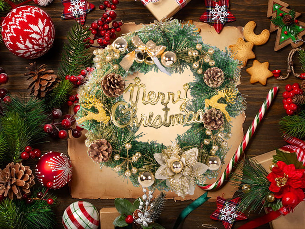 Kalėdinės dekoratyvinės girliandos sienų dekoracijos durų dekoracijos kalėdinės dekoracijos