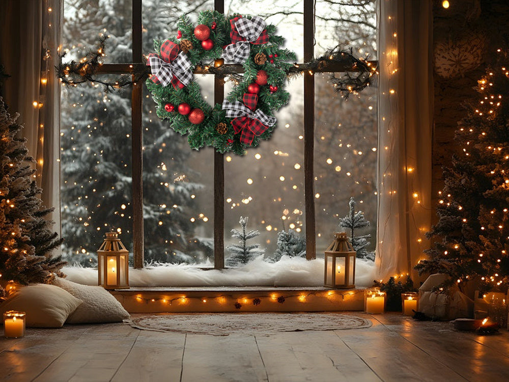 Kalėdinės dekoratyvinės girliandos sienų dekoracijos durų dekoracijos kalėdinės dekoracijos