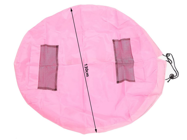 Žaidimų kilimėlis žaislų krepšys žaislų krepšys žaislų šiukšliadėžė grindų organizatoriaus krepšys, Rožinė, Szín, Rózsaszín