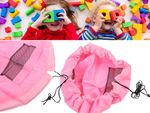 Žaidimų kilimėlis žaislų krepšys žaislų krepšys žaislų šiukšliadėžė grindų organizatoriaus krepšys, Rožinė, Szín, Rózsaszín