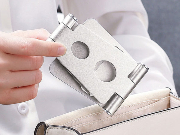 Telefono laikiklis planšetinio kompiuterio laikiklis metalinis neslystantis stovas, Sidabras, Szín, Ezüst