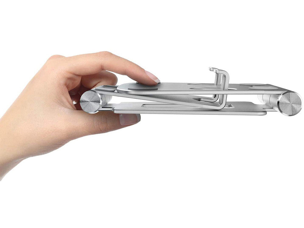 Telefono laikiklis planšetinio kompiuterio laikiklis metalinis neslystantis stovas, Sidabras, Szín, Ezüst