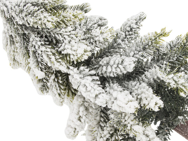 Dirbtinė kalėdų eglutė sniegas mažas dekoratyvinis stalas ant kamieno storas snieguotas