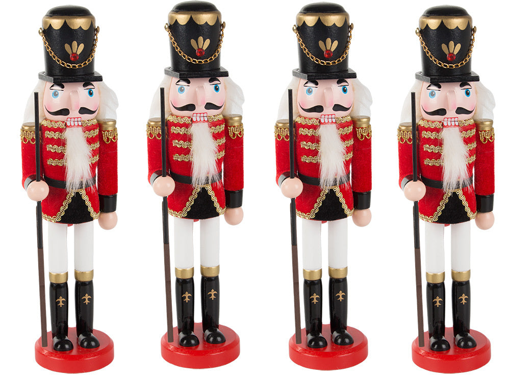 Nutcracker kareivis dewniany dekoratyvinė kalėdinė figūrėlė dovana