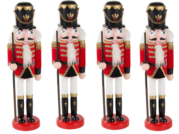Nutcracker kareivis dewniany dekoratyvinė kalėdinė figūrėlė dovana