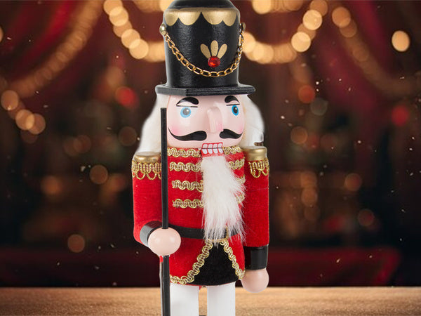 Nutcracker kareivis dewniany dekoratyvinė kalėdinė figūrėlė dovana