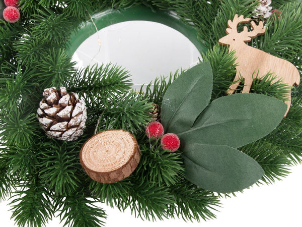 Kalėdų dekoratyvinės girliandos led durų dekoracijos kalėdų dekoracijos