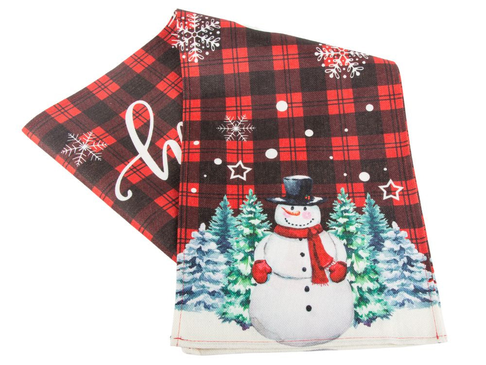 Kalėdų stalo bėgikas kalėdų išvakarės dekoratyvinis stalo bėgikas 180x32cm