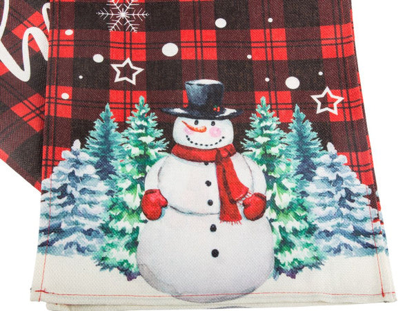 Kalėdų stalo bėgikas kalėdų išvakarės dekoratyvinis stalo bėgikas 180x32cm