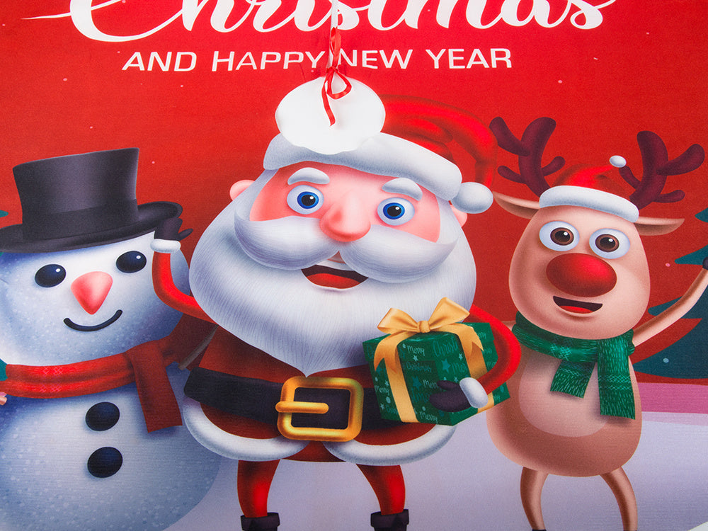 Kalėdų eglutės kilimėlis kalėdų dangtelis dovanų pakuotė apvalus