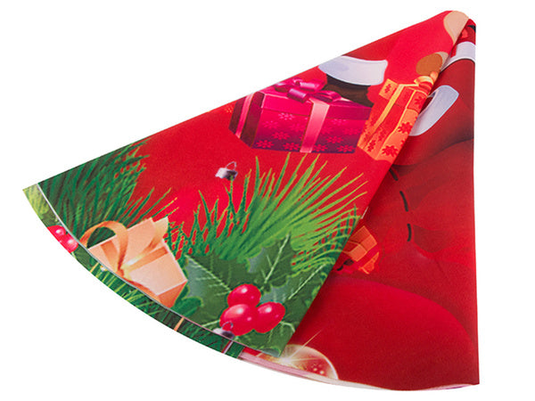 Kalėdų eglutės kilimėlis kalėdų dangtelis dovanų pakuotė apvalus