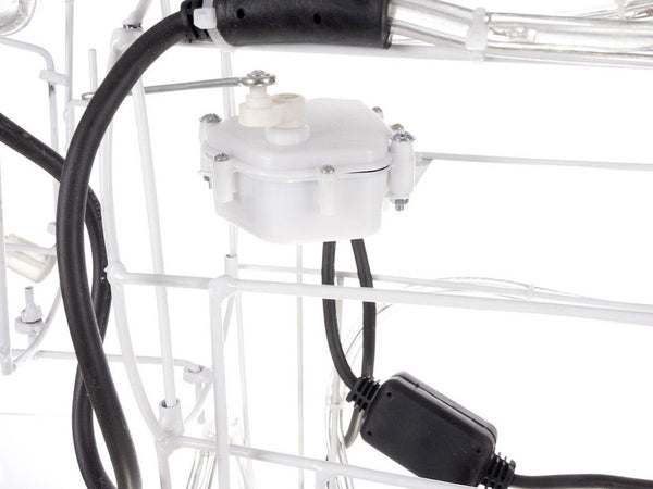 Šviečiantis šiaurės elnias 216 vadovaujama kalėdų dekoracija didelis sodas su judančia galva, Šiltai baltas, Szín, Meleg fehér