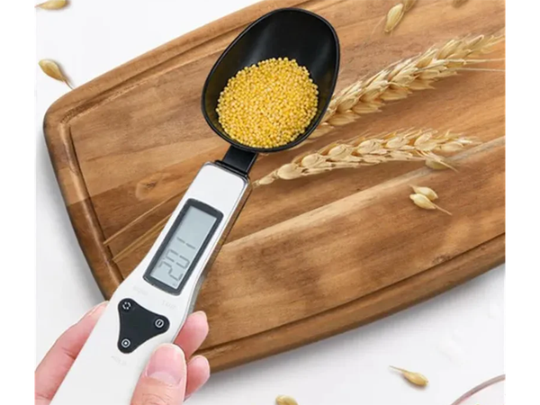 Elektroninės kuchininės svarstyklės lcd skaitmeninės tikslios rankenėlės 500g, Baltas, Szín, Fehér