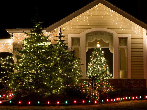 Kalėdų eglutės žibintai vidaus balta šilta 500 vadovaujama apšvietimas 7 programos