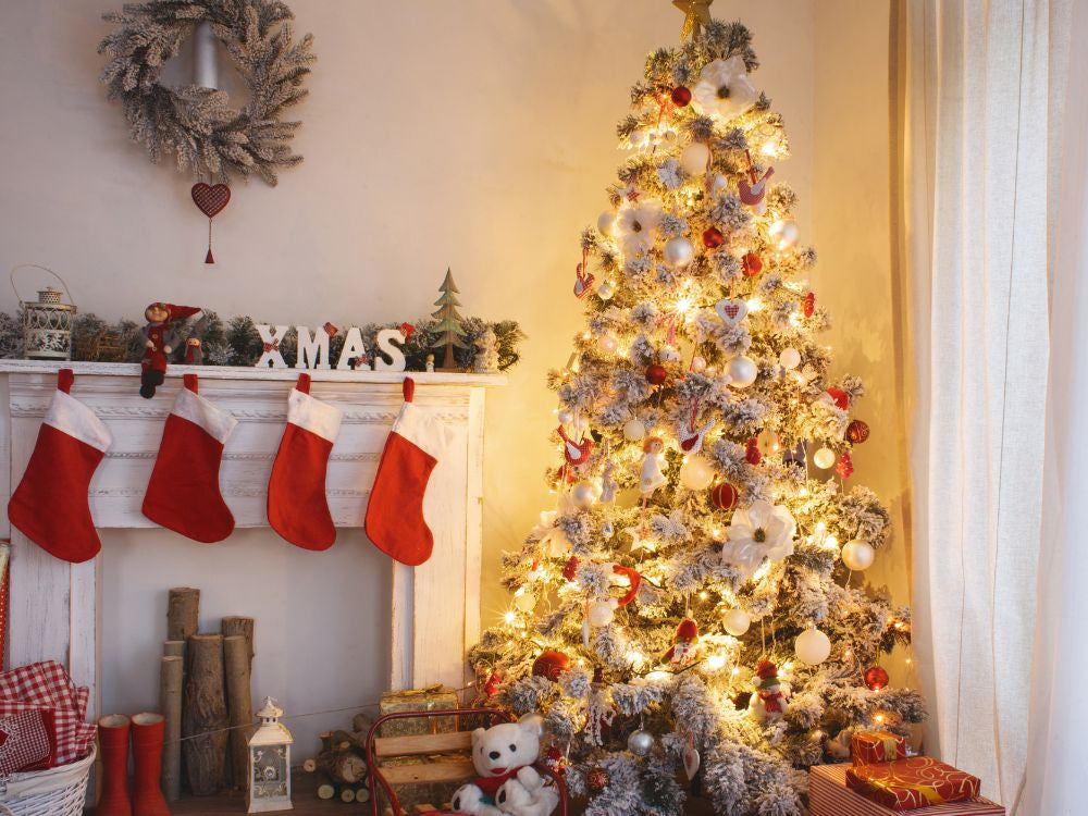 Kalėdų eglutės žibintai vidaus balta šilta 500 vadovaujama apšvietimas 7 programos