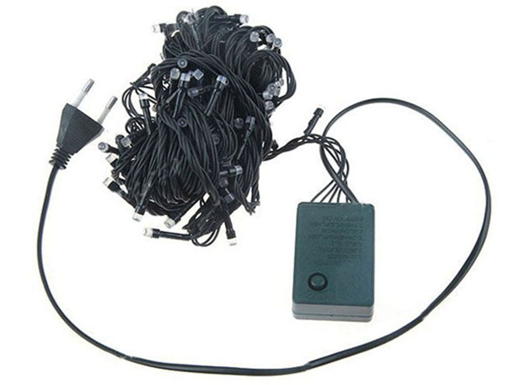 Interjero kalėdų eglutės žibintai daugiaspalvis 300 vadovaujamas apšvietimas 8 programos