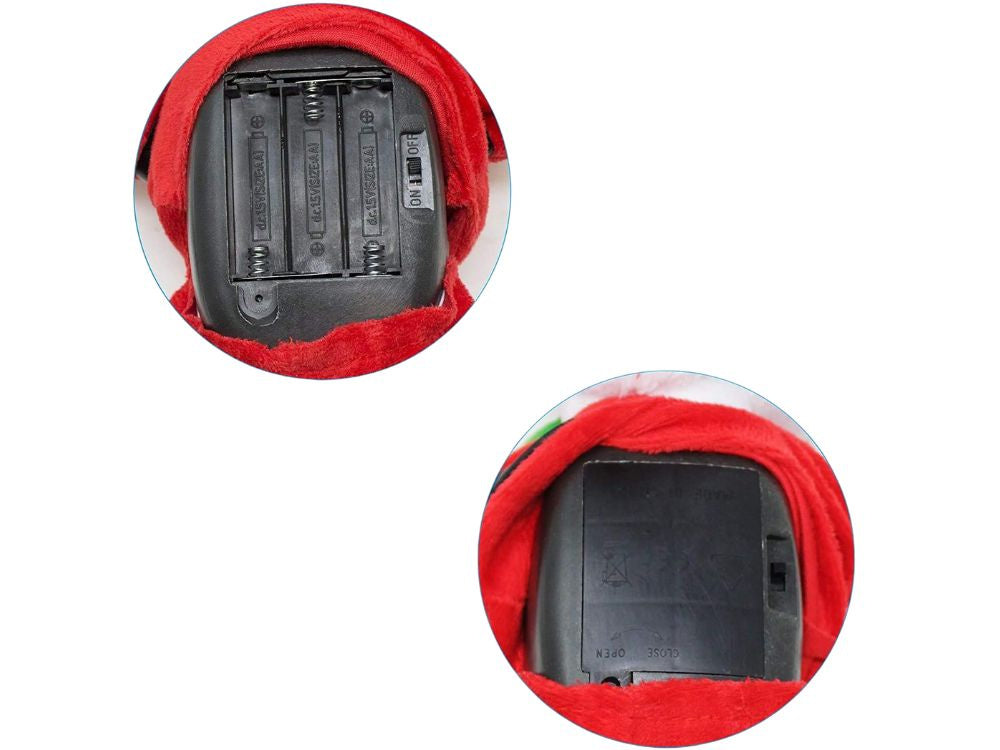 Šokantis ir dainuojantis šventasis 30cm lango dekoracija siurbtukai