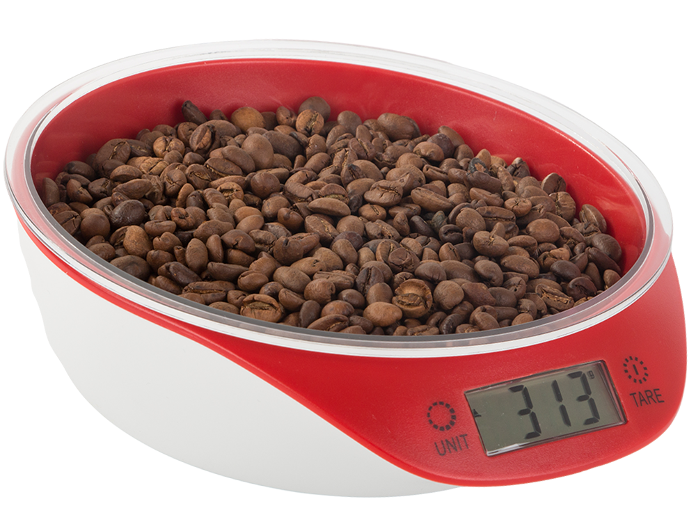 Elektroninė kirbinė svarstyklė su nuimamu dubenėliu 5kg/1g skaitmeninės precizinės svarstyklės, Raudona, Szín, Piros