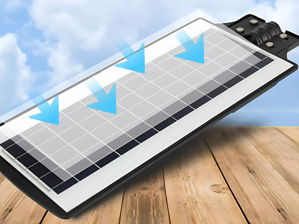 Saulės gatvės žibintas su nuotolinio valdymo judesio ir sutemų jutikliu ip65