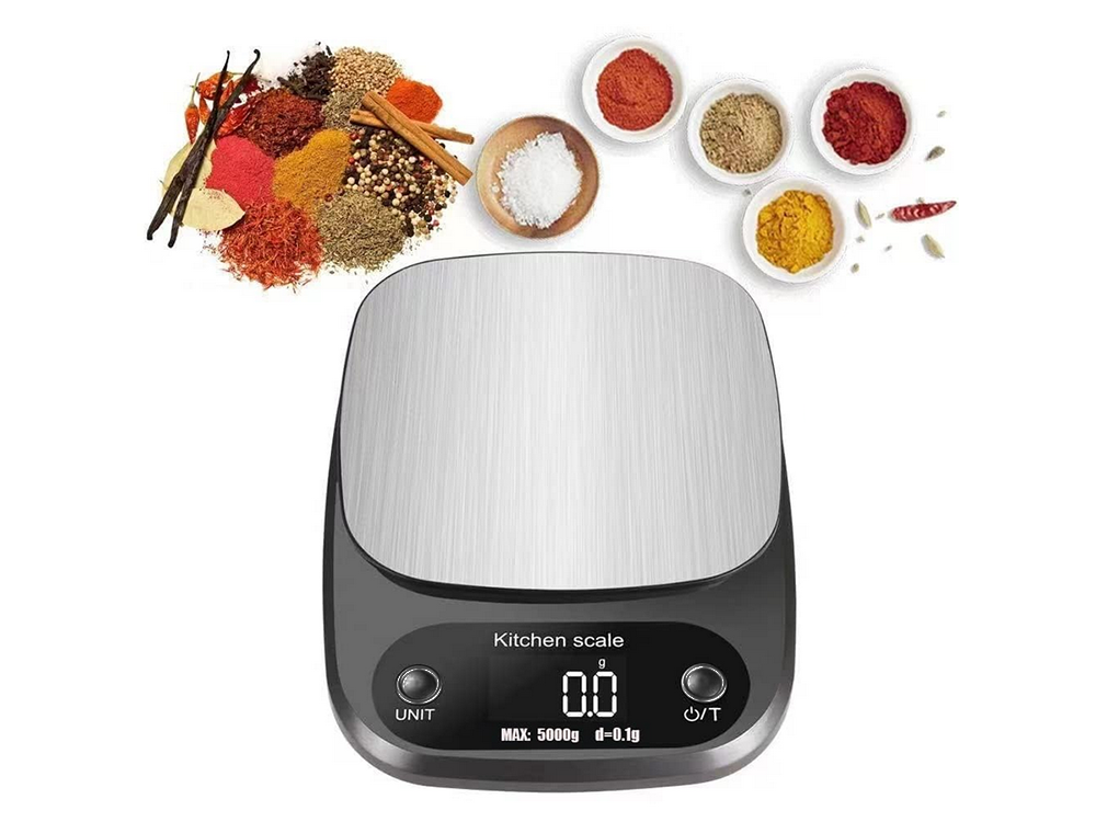 Elektroniniai kineškiniai svertai lcd namų sandėlių tikslumas iki 10kg 1g, Juoda, Szín, Fekete