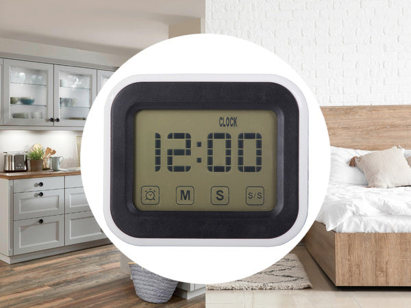 Elektroninis laikrodis skaitmeninis žadintuvas lcd žadintuvo ekranas nuolatinis žadintuvas