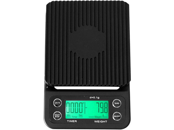 Elektroniniai kavos svertai elektroniniai tikslai 5kg 0,1g, Juoda, Szín, Fekete