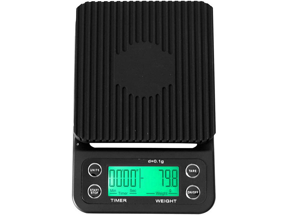 Elektroniniai kavos svertai elektroniniai tikslai 5kg 0,1g, Juoda, Szín, Fekete