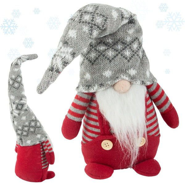 Christmas ghost red ghost with christmas beard 38cm soft, Raudona, Szín, Piros