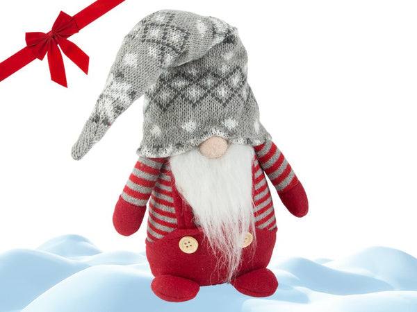 Christmas ghost red ghost with christmas beard 38cm soft, Raudona, Szín, Piros
