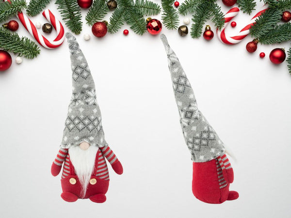 Christmas ghost red ghost with christmas beard 38cm soft, Raudona, Szín, Piros