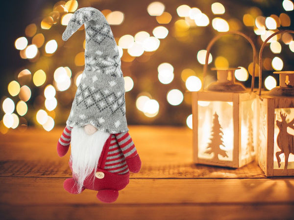 Christmas ghost red ghost with christmas beard 38cm soft, Raudona, Szín, Piros