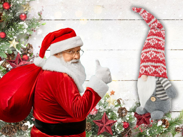 Kalėdinis ghost pilkas nykštukas su eglute ir barzda 38cm minkštas, Pilka, Szín, Szürke