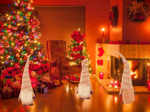 Kalėdų šviesos šviesos rudonas šviesos šviesos šviesos šviesos šviesos barzdos 48 cm minkštas, Ruda, Szín, Barna