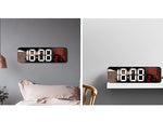 Elektroninis laikrodis skaitmeninis led žadintuvas termometras veidrodis stovi usb baterijos, Raudona, Szín, Piros