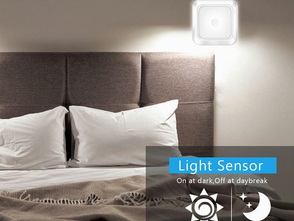 Lipnus judesio detektorius laiptų naktinė lemputė led