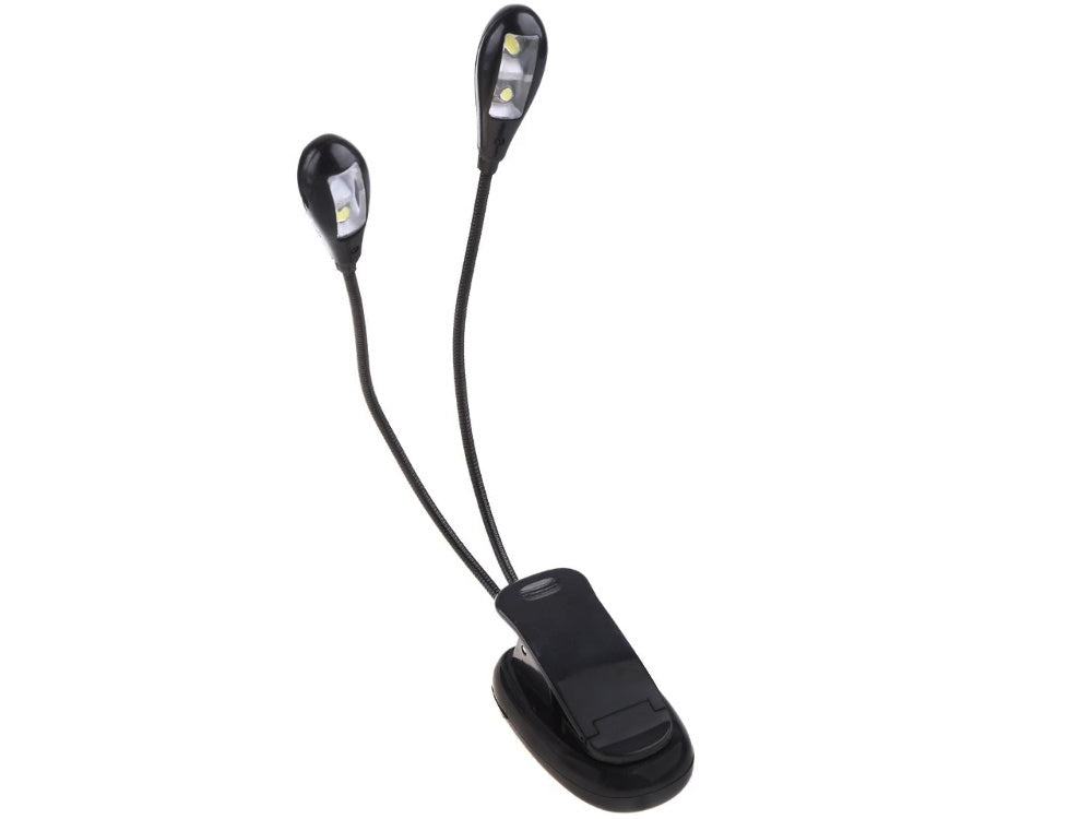 Klipas vadovaujama stalo lempa mokyklinis lankstus skaitymas dvigubas klipas